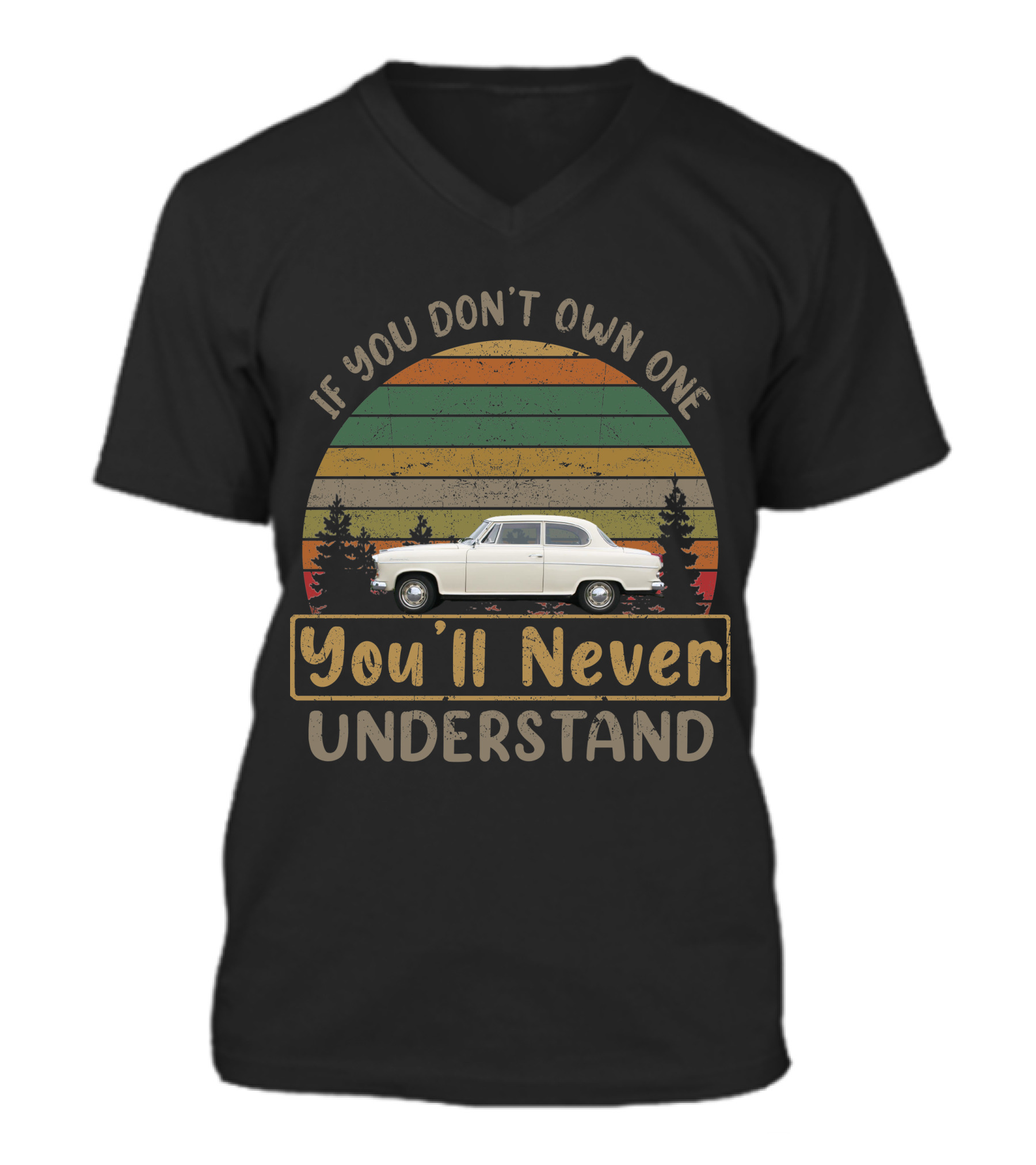 1962 Borgward Isabella TS V-Neck Unisex T-Shirt 
