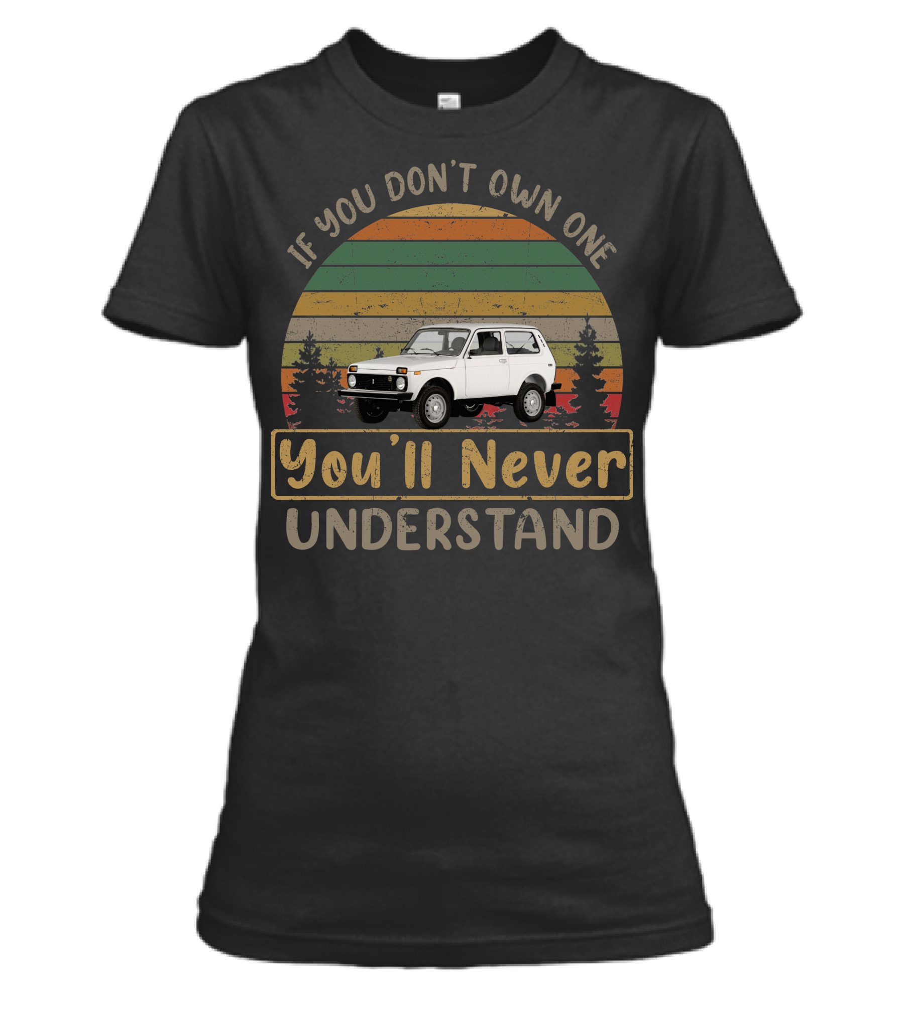 Lada Niva Womens T-Shirt 