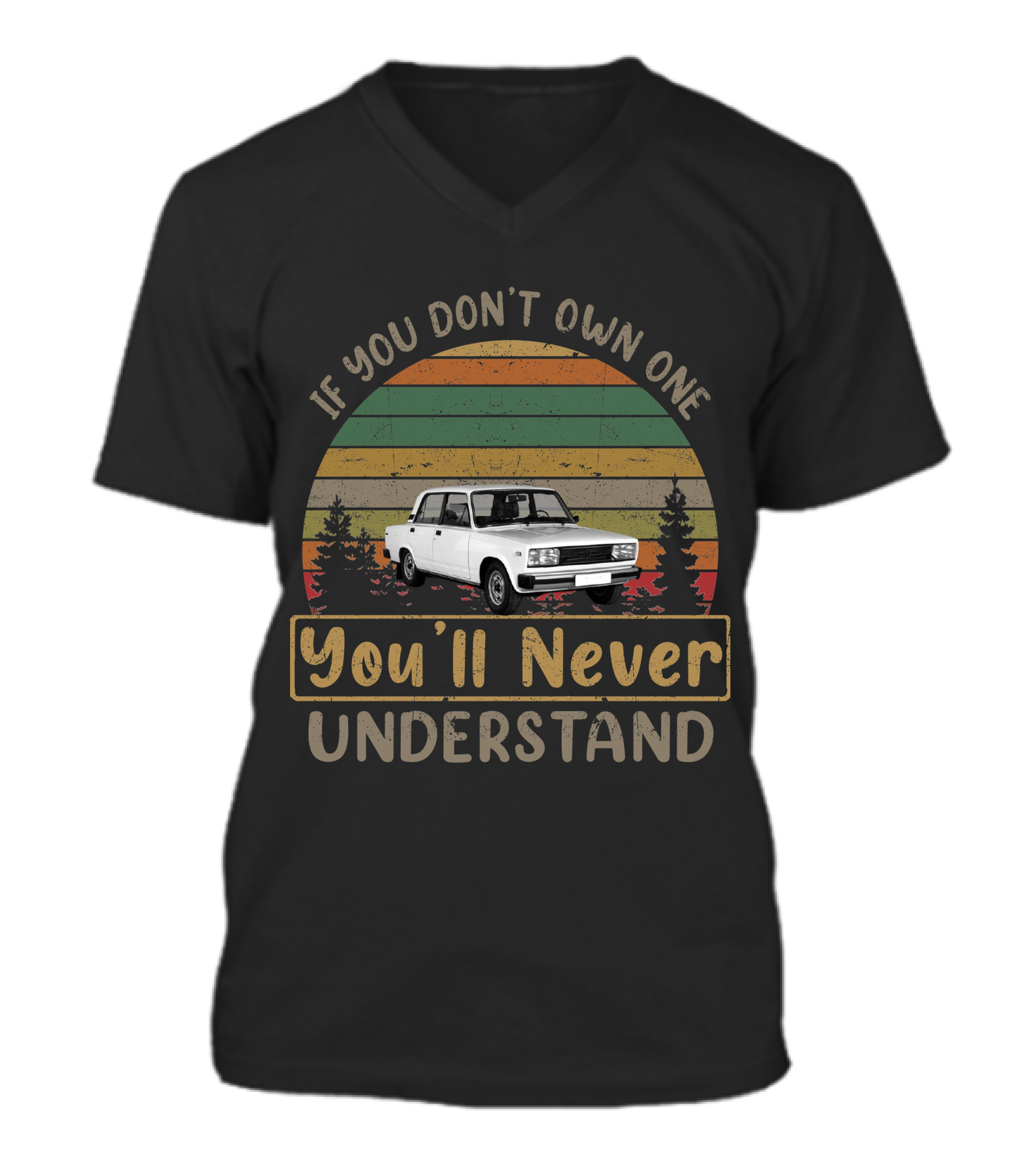 Lada 2105 V-Neck Unisex T-Shirt 