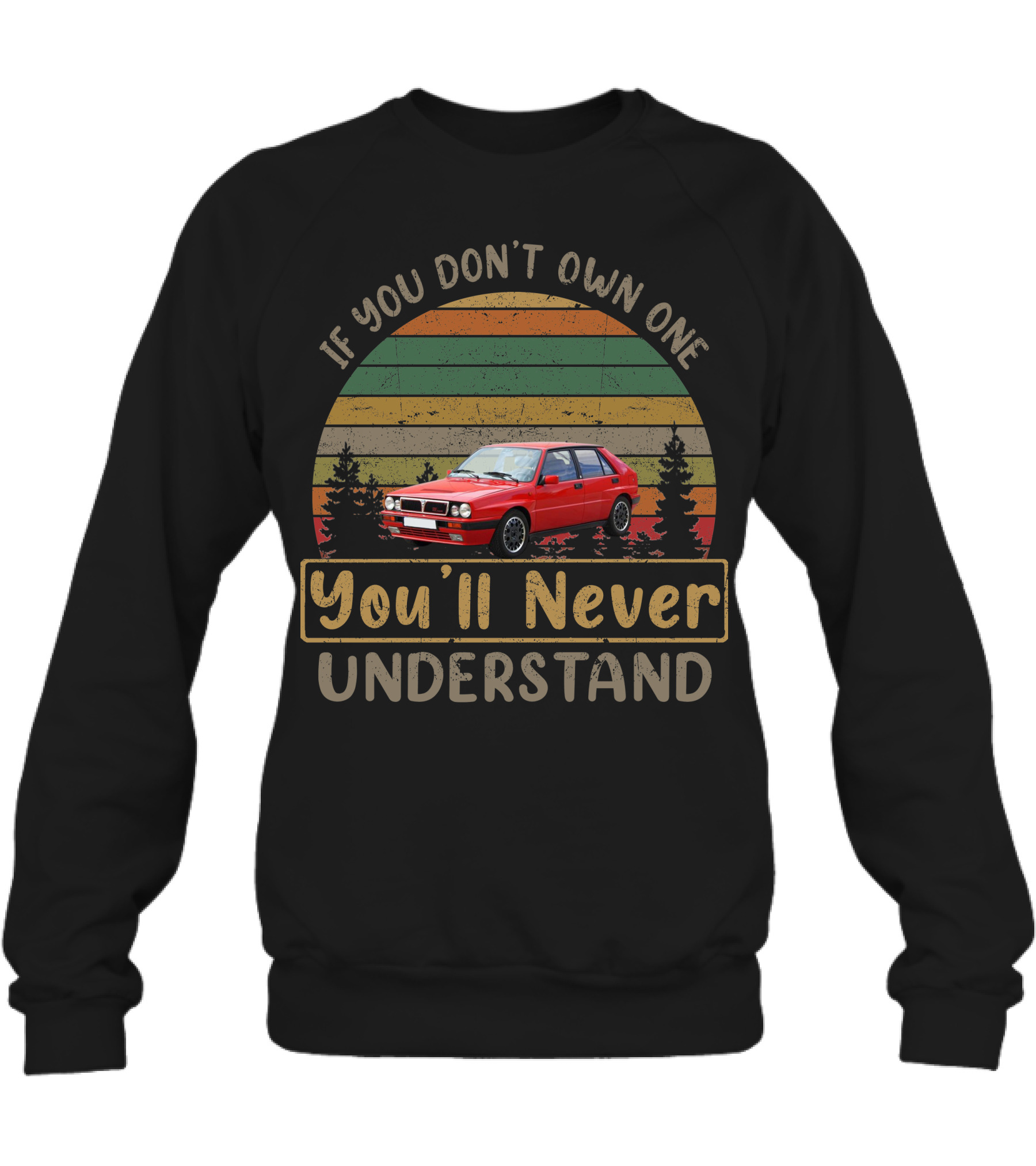 1988 Lancia Delta Integrale HF Crewneck Sweatshirt