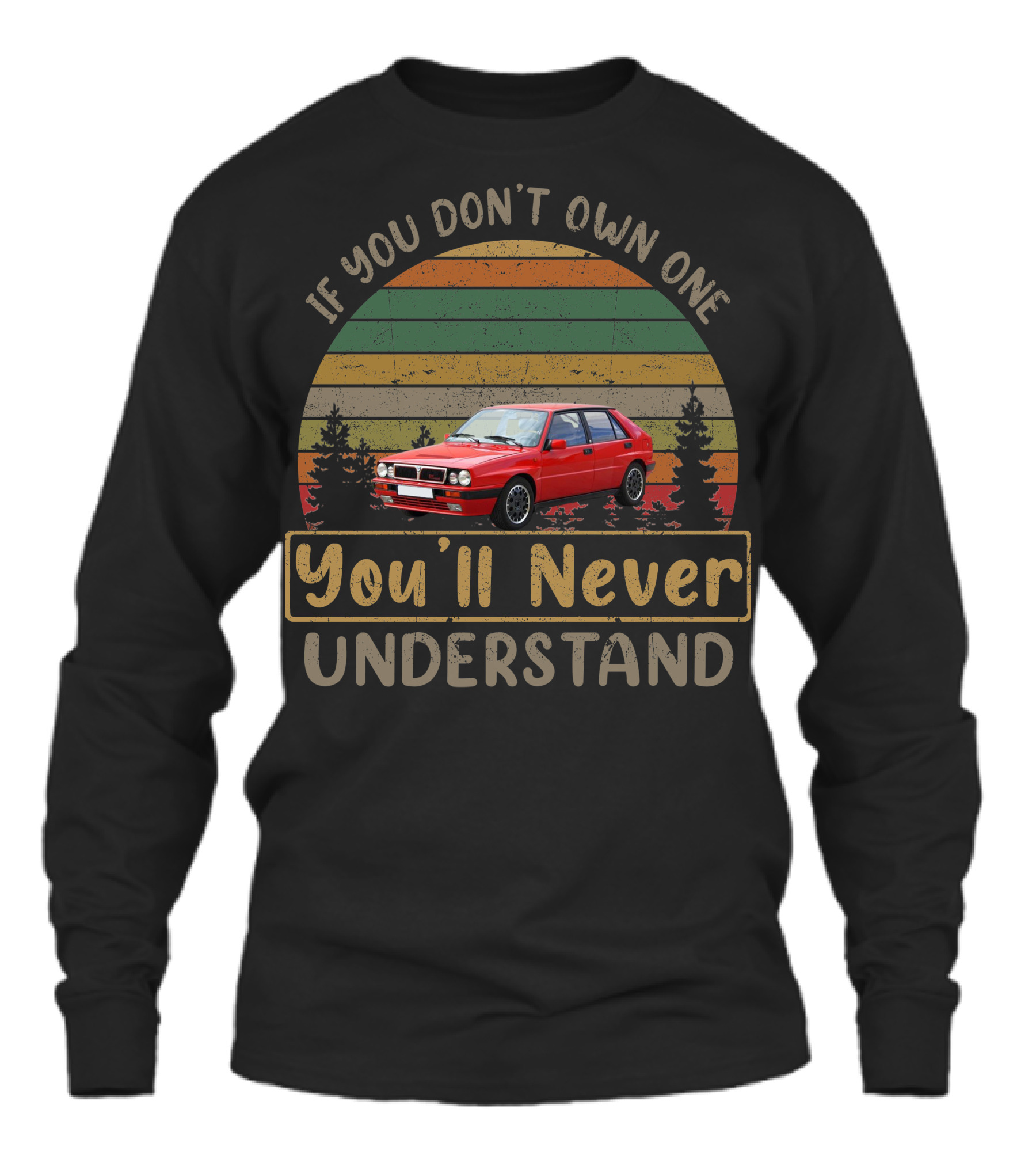 1988 Lancia Delta Integrale HF Unisex Long Sleeve