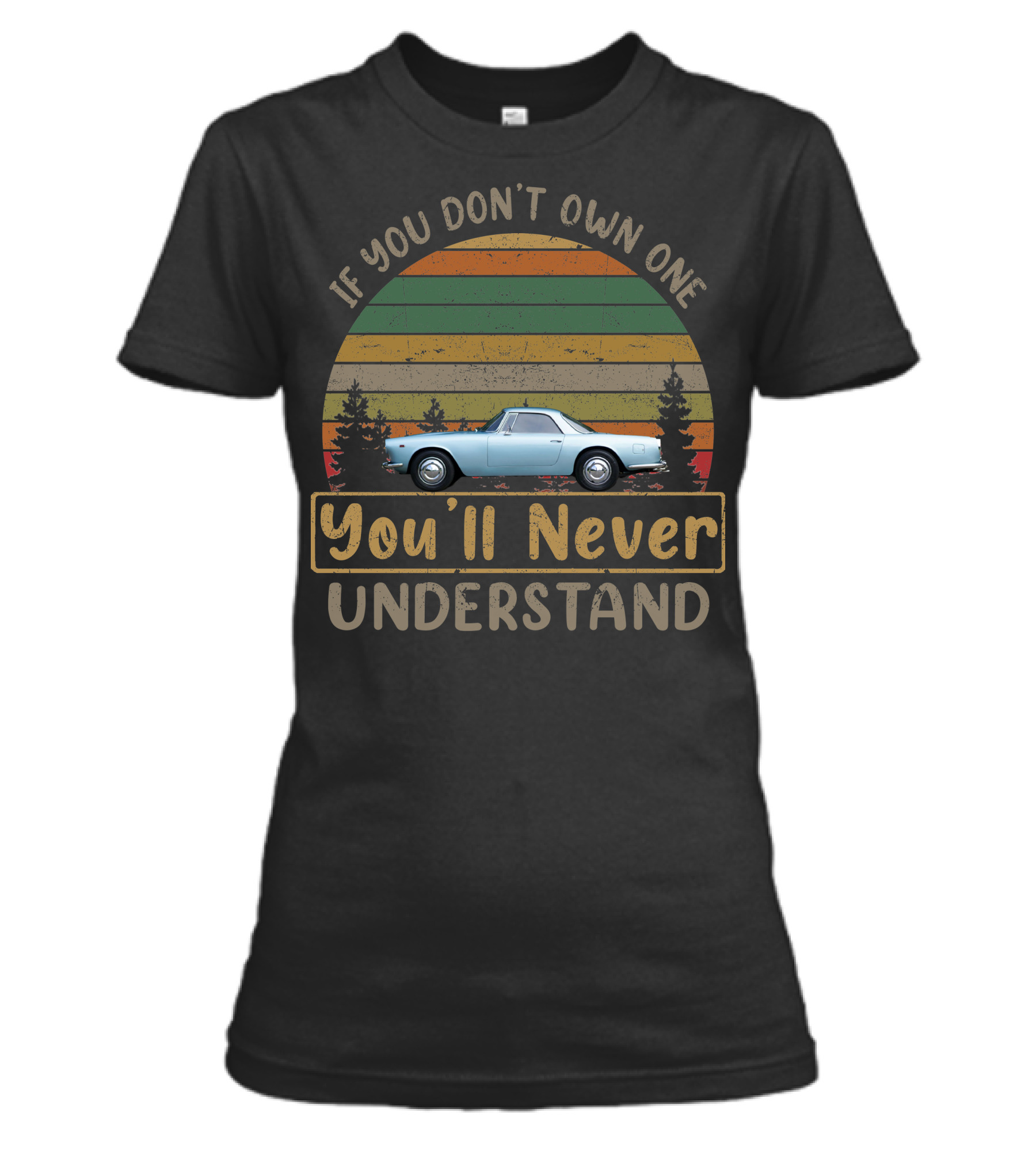 1963 Lancia Flaminia GT Womens T-Shirt 