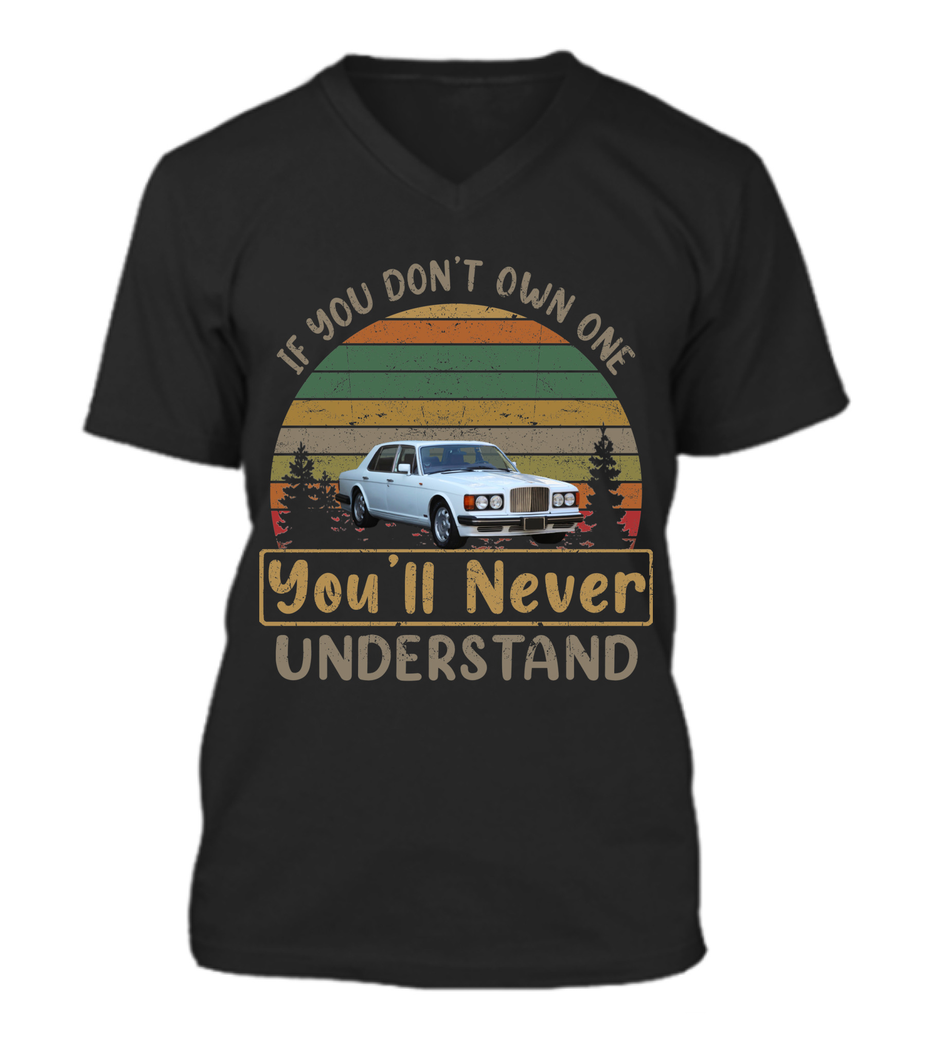 1989 Bentley Turbo R V-Neck Unisex T-Shirt